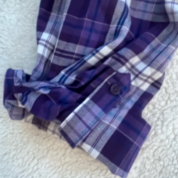 NWT Erika long sleeve button down shirt size 2x mystical violet color - Picture 6 of 6